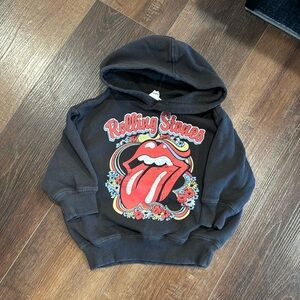 Black Rolling Stones Sweatshirt from Cotton On Kids size 3